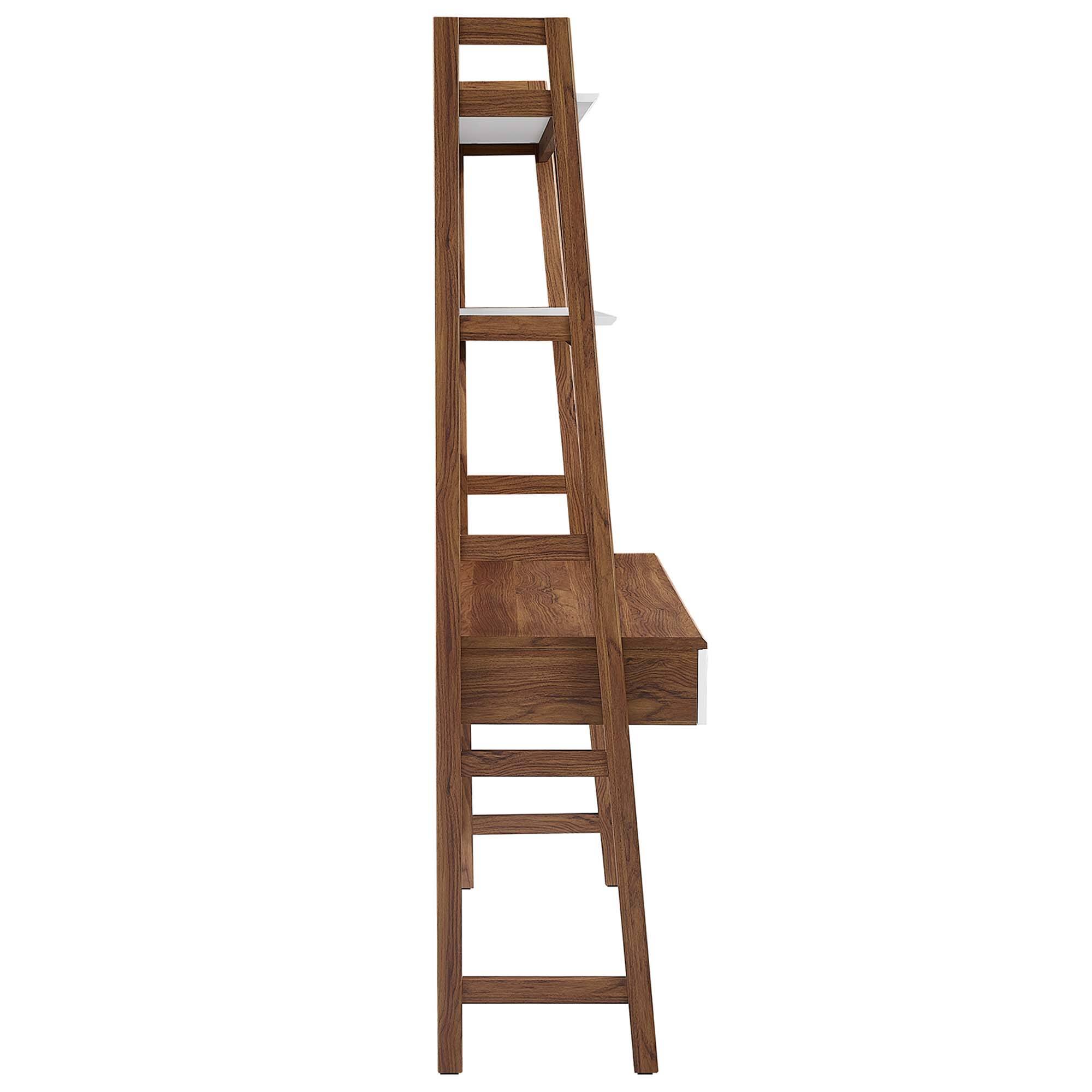 Alt View 1. Modway - Bixby Office Desk by Modway - Walnut White.