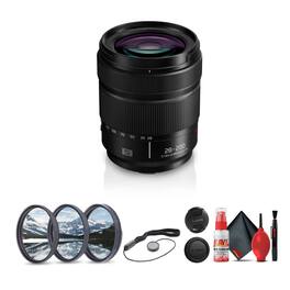 Panasonic - Lumix S 28-200mm f/4-7.1 MACRO O.I.S. Lens (L-Mount) + Lens Filter Kit + More - Black