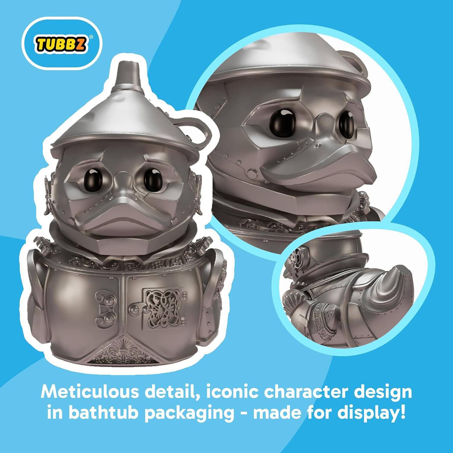 A TUBBZ: Meticulous detail, iconic character design in bathtub packaging - made for display!