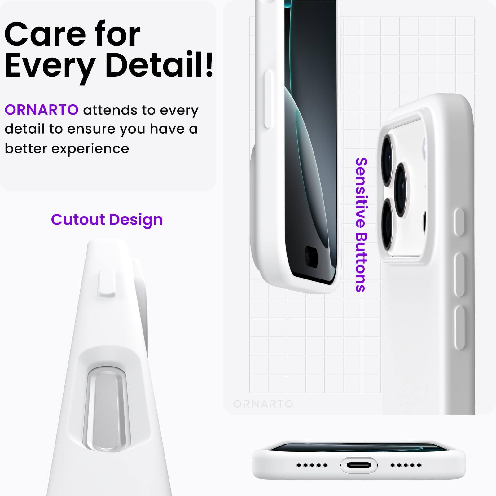 Care for Every Detail!

ORNARTO attends to every detail to ensure you have a better experience

Cutout Design

Sensitive Buttons