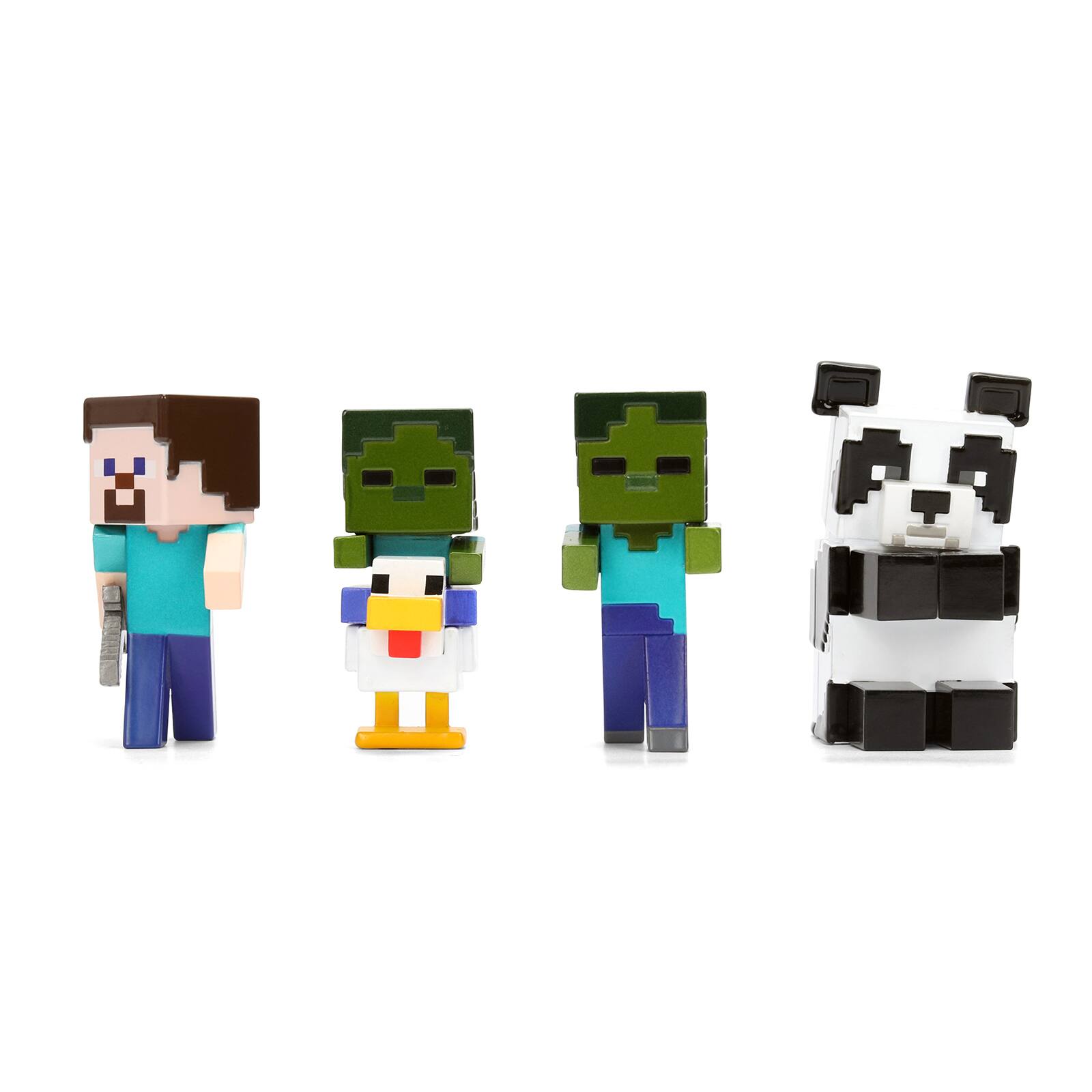 Alt View 1. Jada - Set of 4 Diecast Figures "Minecraft" Video Game Wave 7 "Metalfigs" Series Diecast Models by Jada.