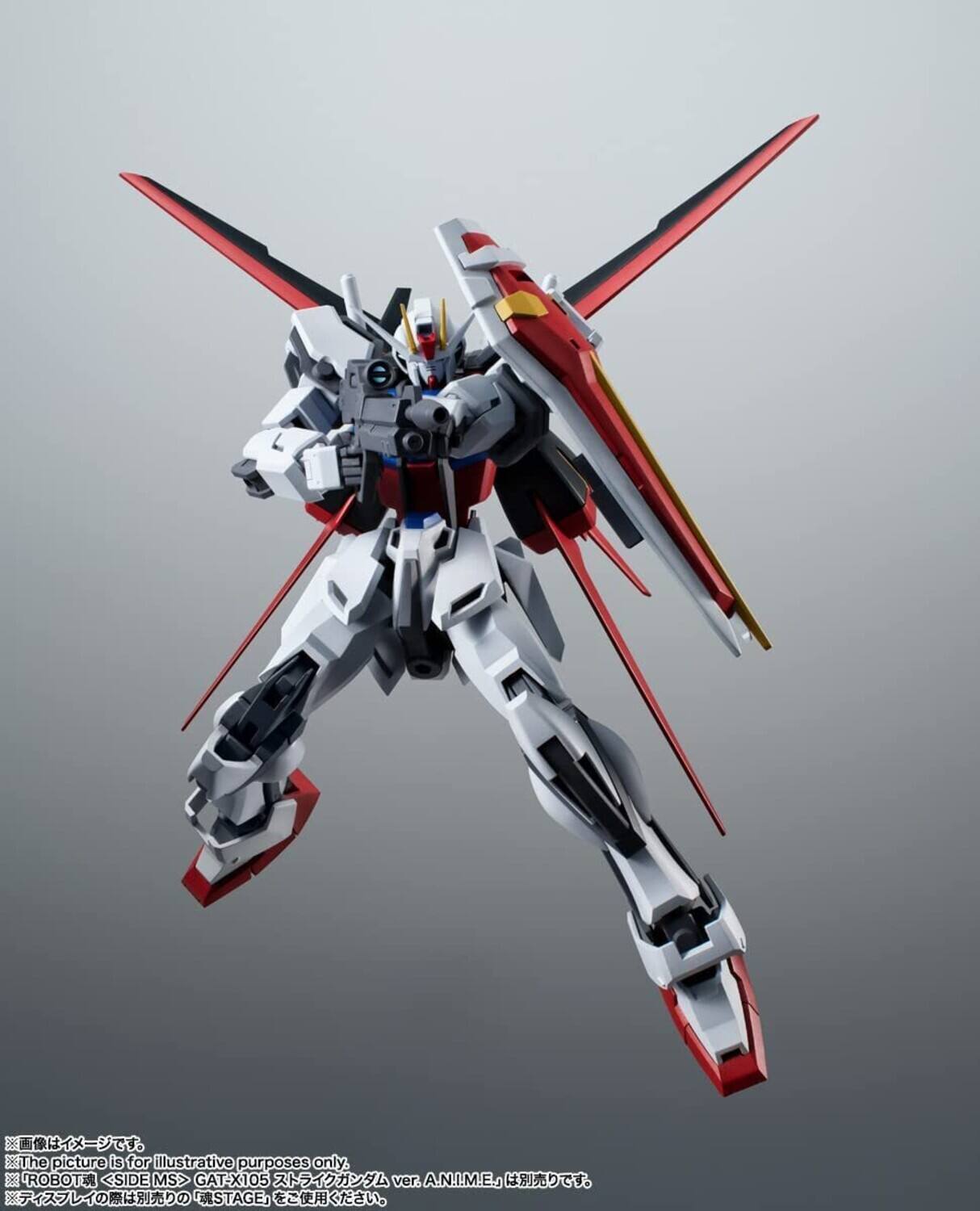 The picture is for illustrative purposes only. ROBOT <SIDE MS> GAT-X105 ver. ANIME STAGE