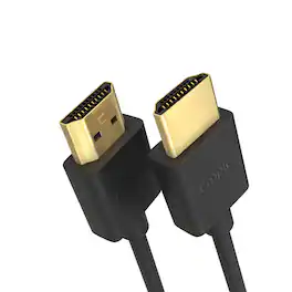 Cmple.com - Cmple - Ultra Thin HDMI Cable 1.5 Feet High Speed 4k@60Hz HDMI 2.0 Type-A Male Cord ARC, 3D, 4k, 2k, 1080p - Black