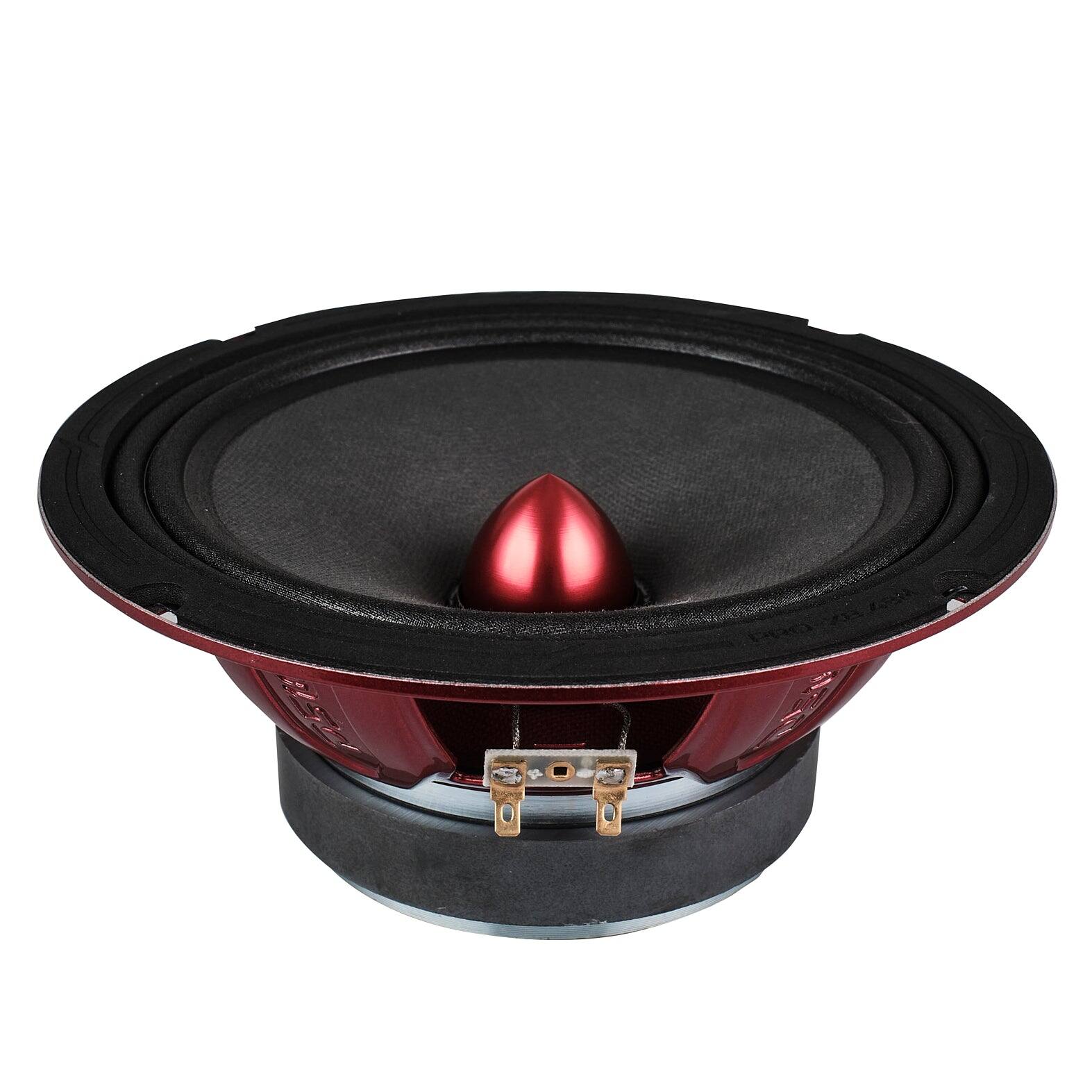 Angle. DS18 Audio - PRO-X 8" Mid-Range Loudspeaker with Bullet, 275W RMS 4-Ohm.