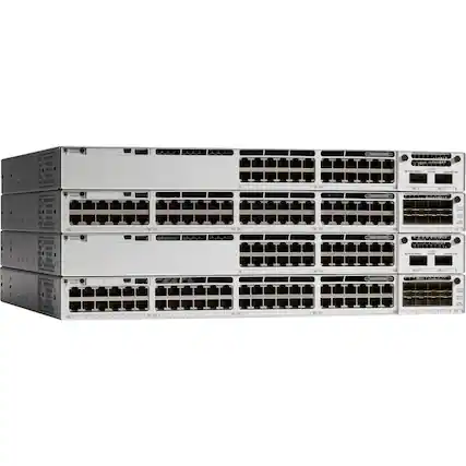 Front. Cisco Consumer Products - Cisco Catalyst 9300 24-port Data Only, Network Advantage - 24 Ports - Manageable - 2 Layer Supported - Twisted Pair - Unknown.