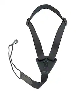 Levy's Leathers - Nylon Strap for Classical Guitar and Ukulele with Sound Hole Hook, Adjustable Length, and Secure Playing Support