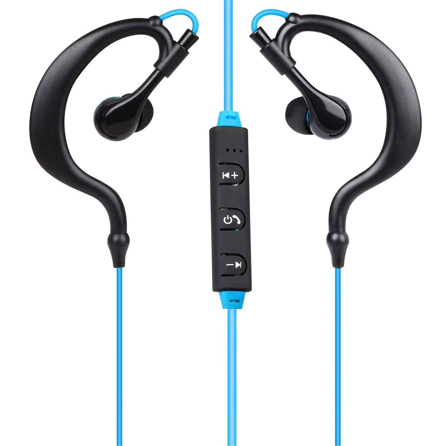 Alt View 1. BEARSOLIM - Wireless Headsets V4.1 Sport In-Ear Stereo Headphones Sweat-proof Neckband Earbuds，blue - blue.