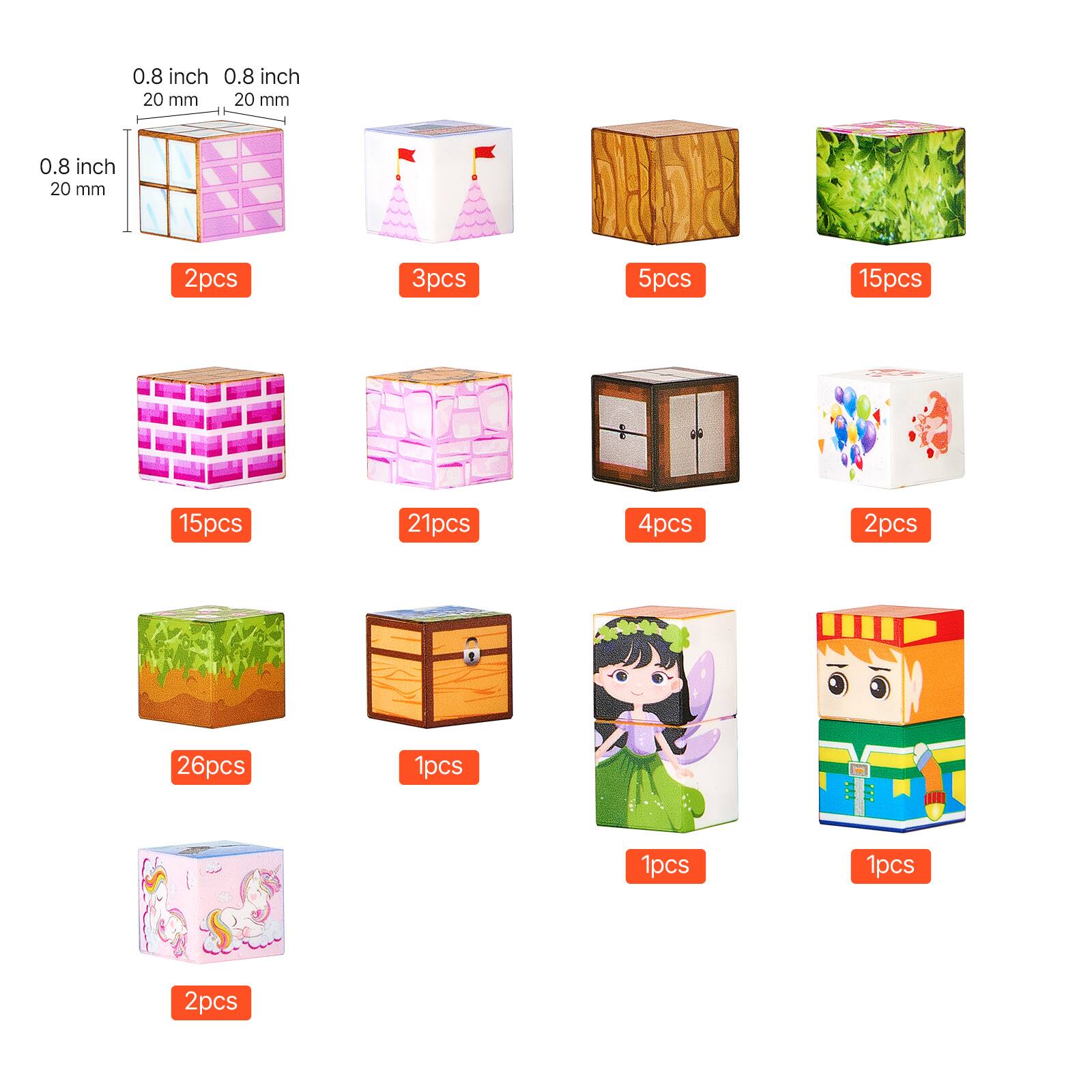 0.8 inch 0.8 inch 20 mm 20 mm 0.8 inch 20 mm
2pcs 3pcs 5pcs 15pcs 15pcs 21pcs 4pcs 2pcs 26pcs 1pcs 1pcs 1pcs 2pcs