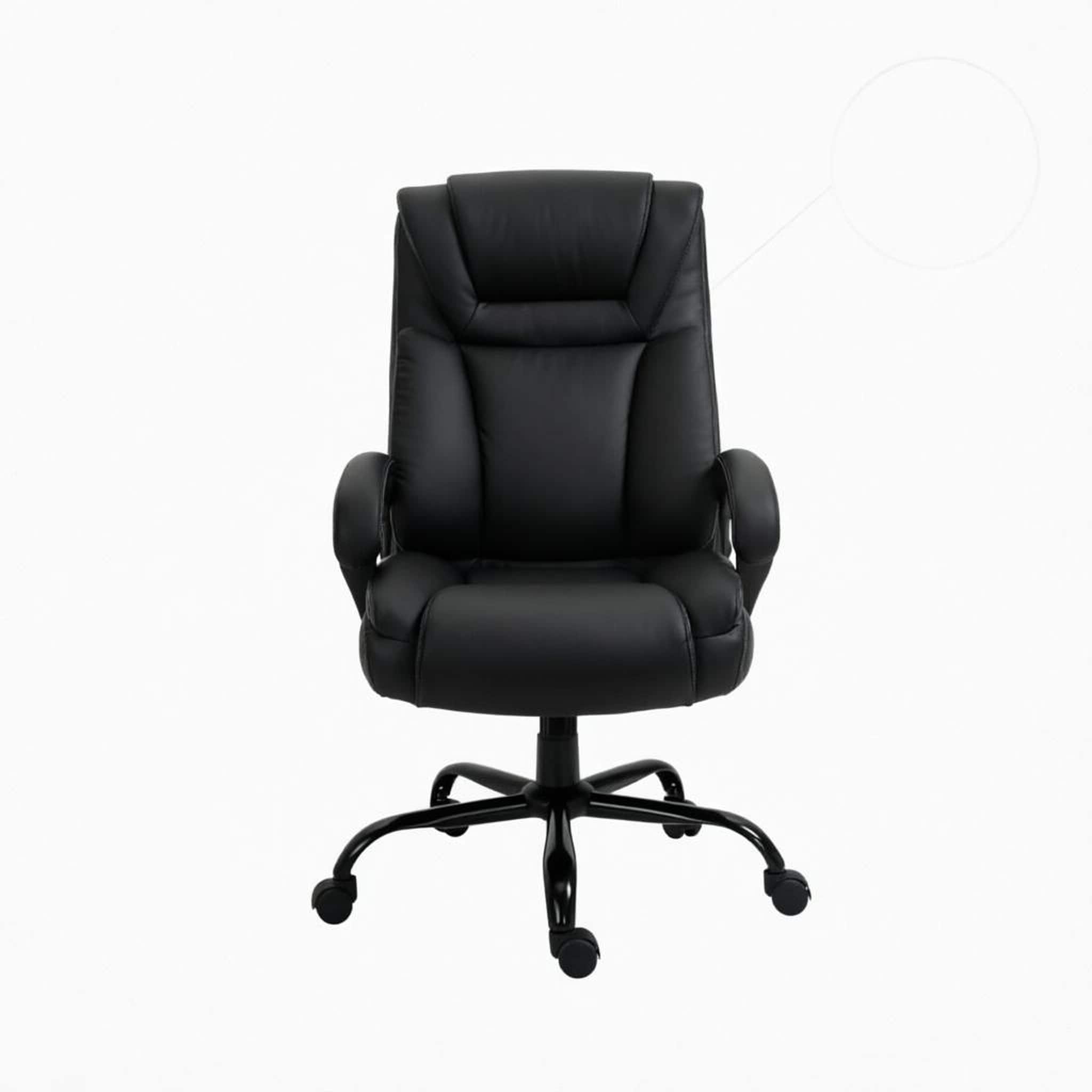 Forest'nSky - High-Back Executive Office Chair Premium Swivel Office Chair - Black