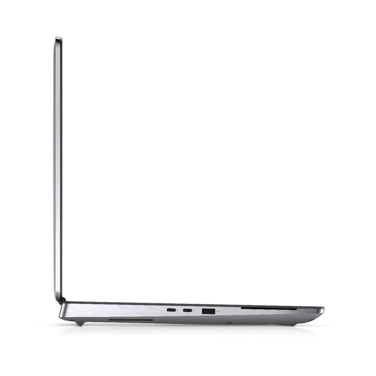 Angle. Dell - Dell Precision 7760 Core i7-11850H 2.5GHz, 64GB, 2TB SSD, 17.3inch FHD, Windows 11 Pro (Refurbished) - Gray.