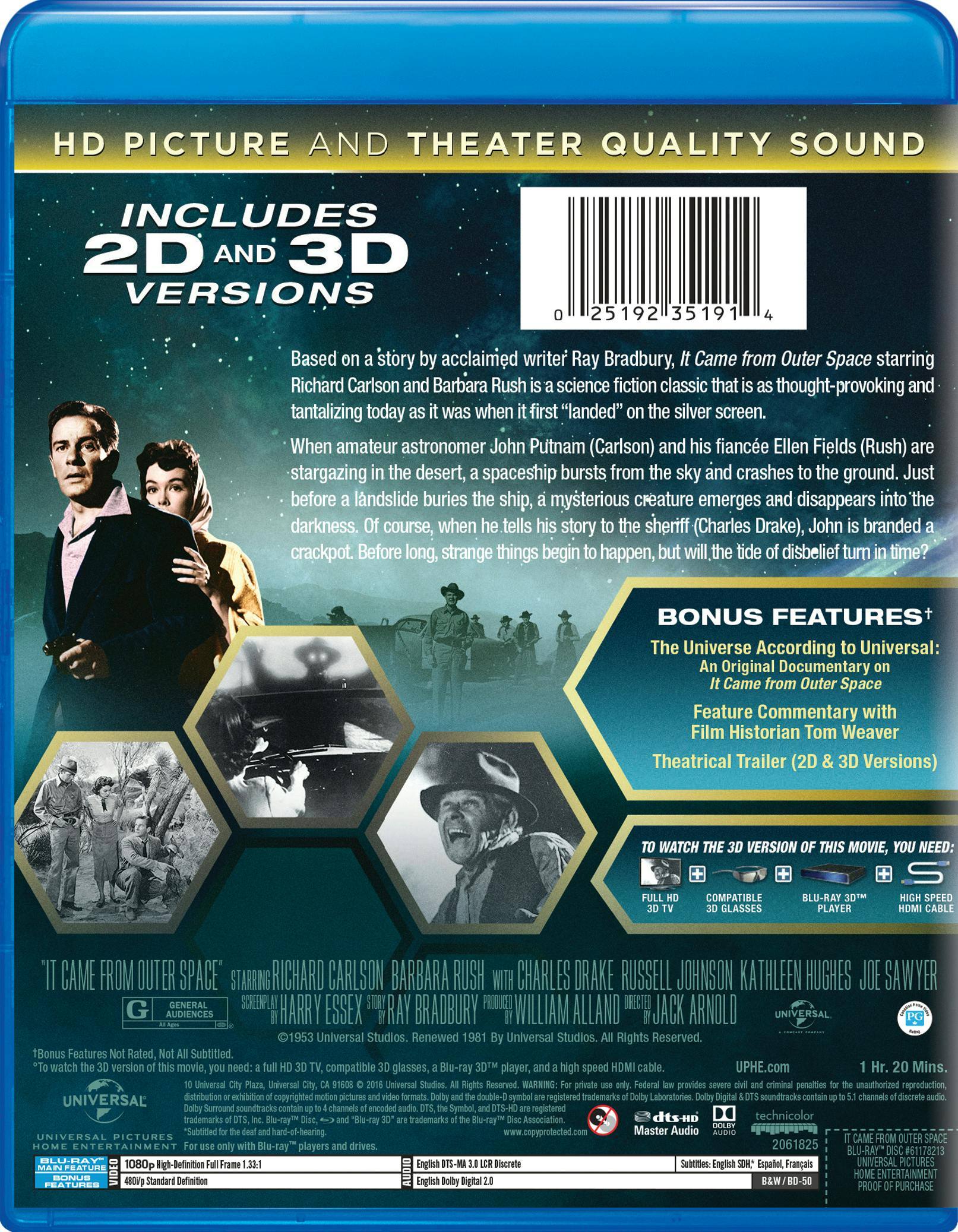 Angle. It Came from Outer Space [Blu-ray].