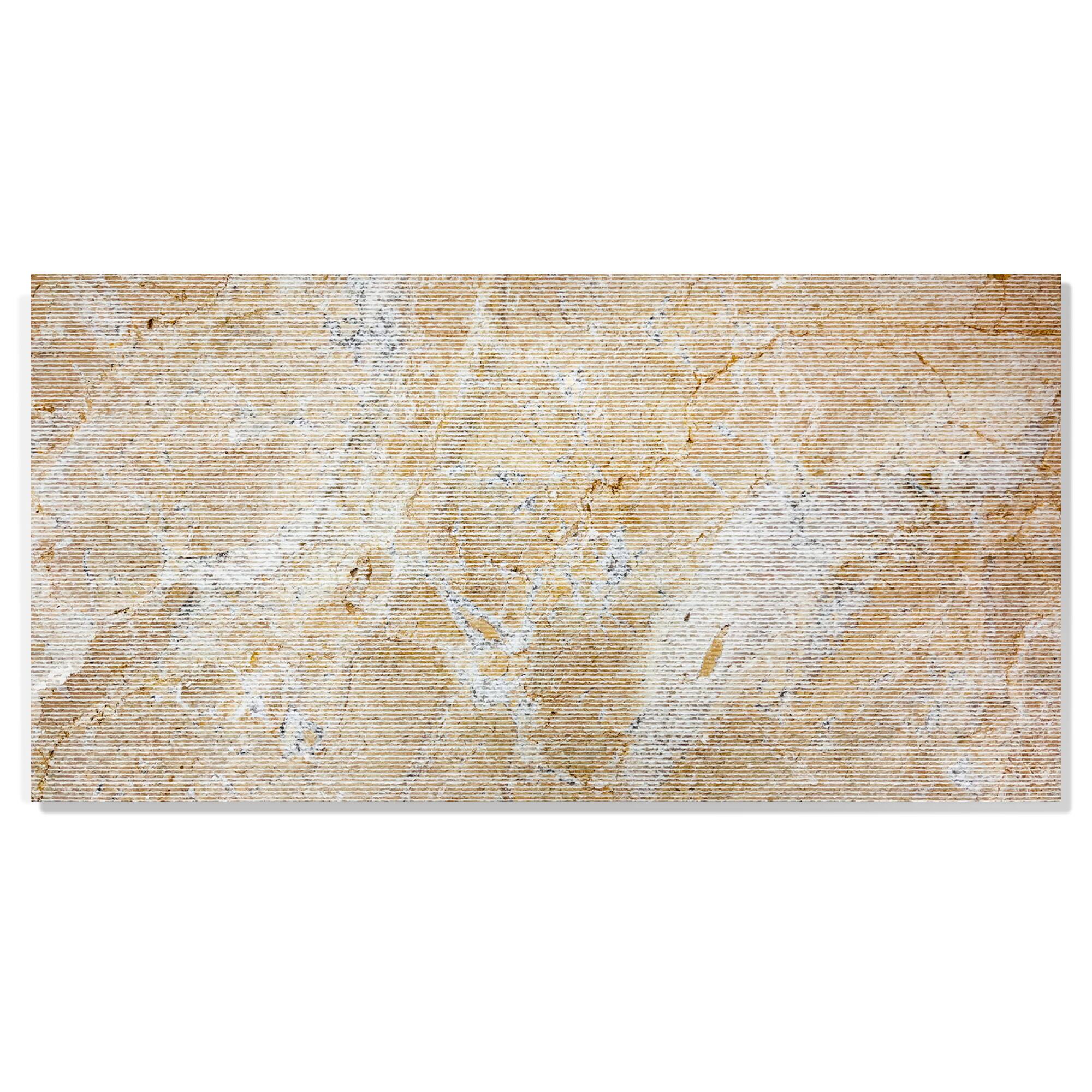 Front. GOODSILO - Premium Gold Beige Textured Natural Marble Tiles for Elegant Wall Decorations - Beige+Gold.