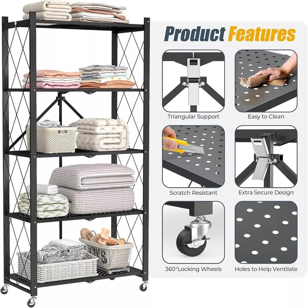 Product Features

- Triangular Support
- Easy to Clean
- Scratch Resistant
- Extra Secure Design
- 360° Locking Wheels
- Holes to Help Ventilate