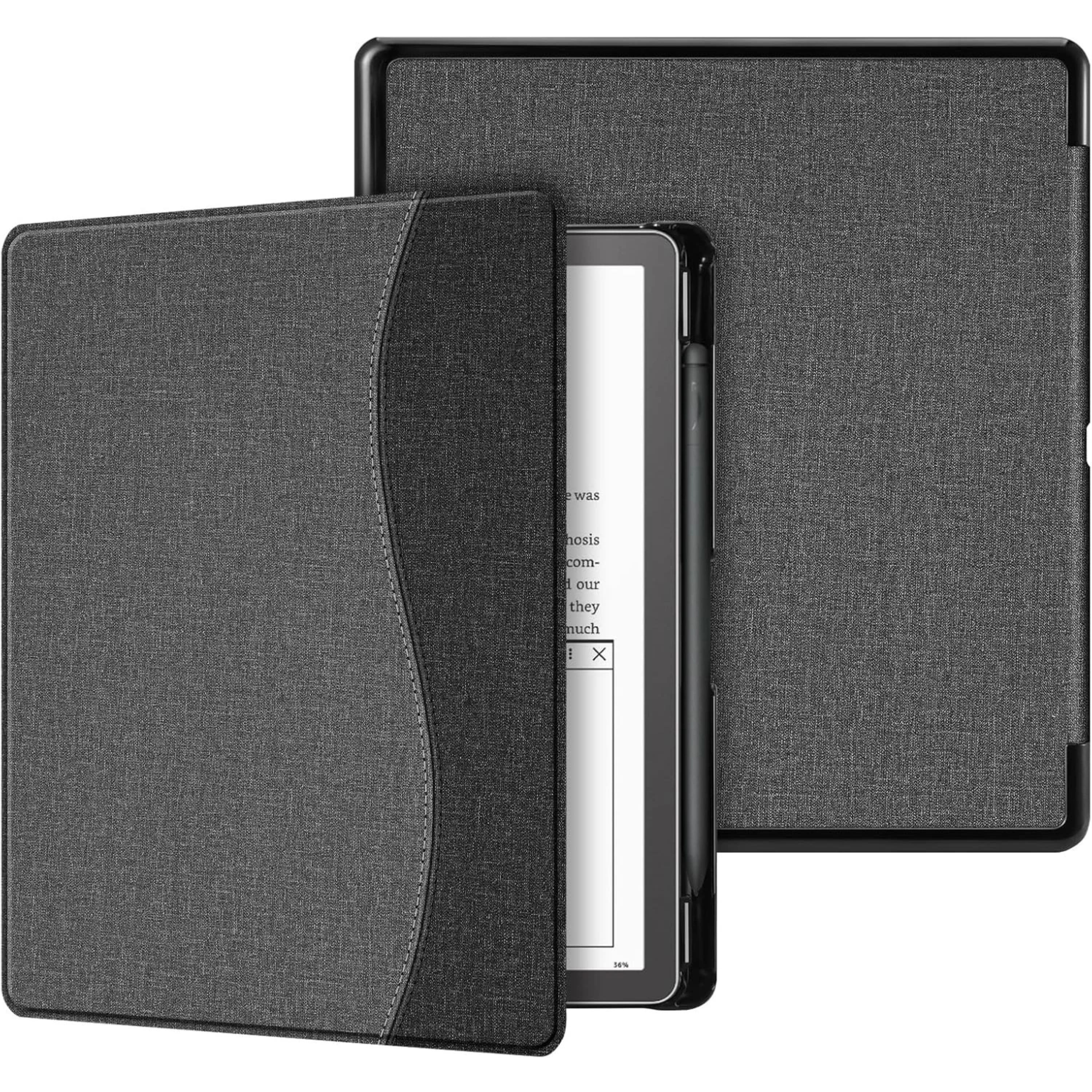 Kitcheniva - Lightweight Slim Case For Kindle Scribe 2024 And 2022 With Auto Sleep Wake - Gray