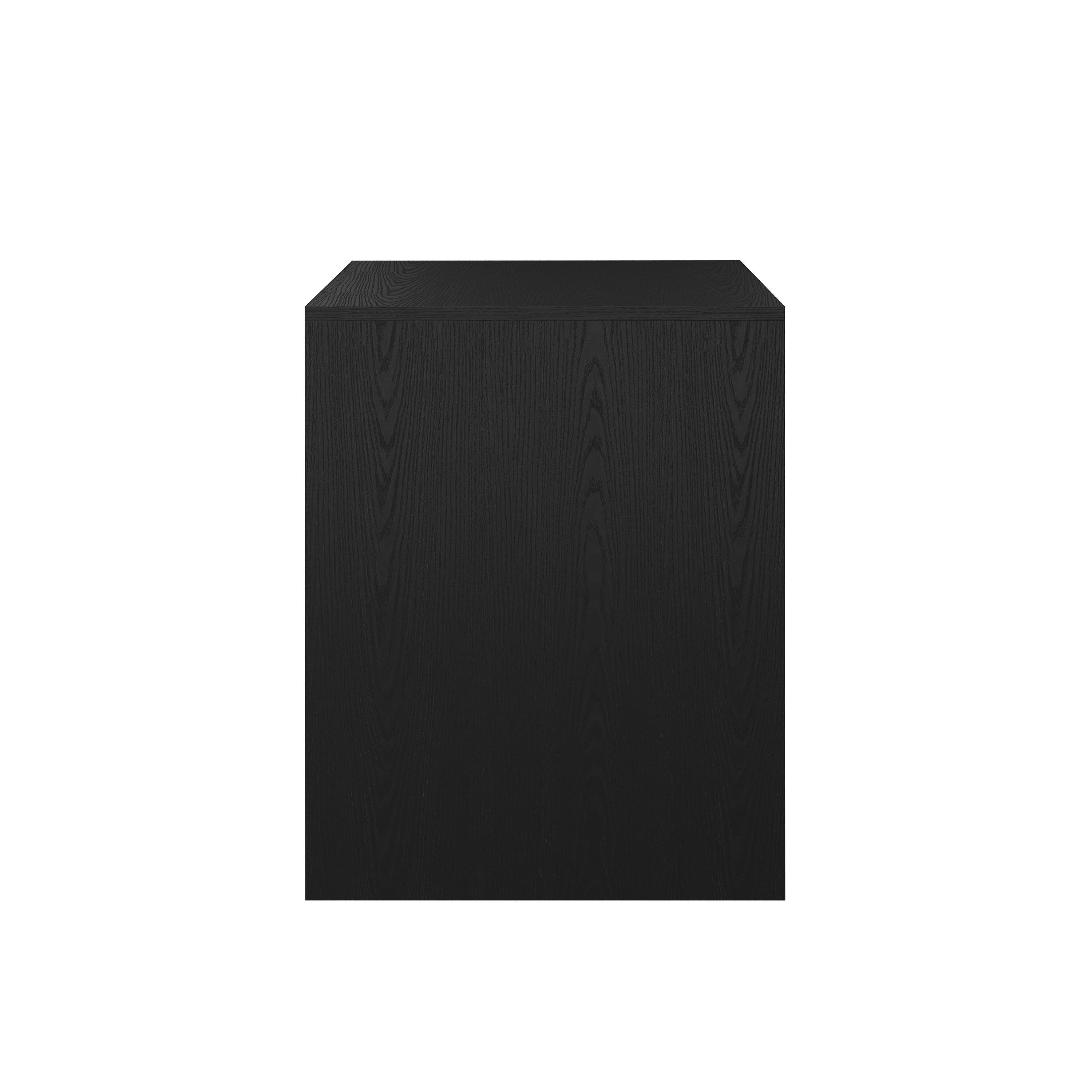 Alt View 8. Martha Stewart - Kayden Modular Single-Drawer Desk & Dual 2 Tier Shelves - Black.