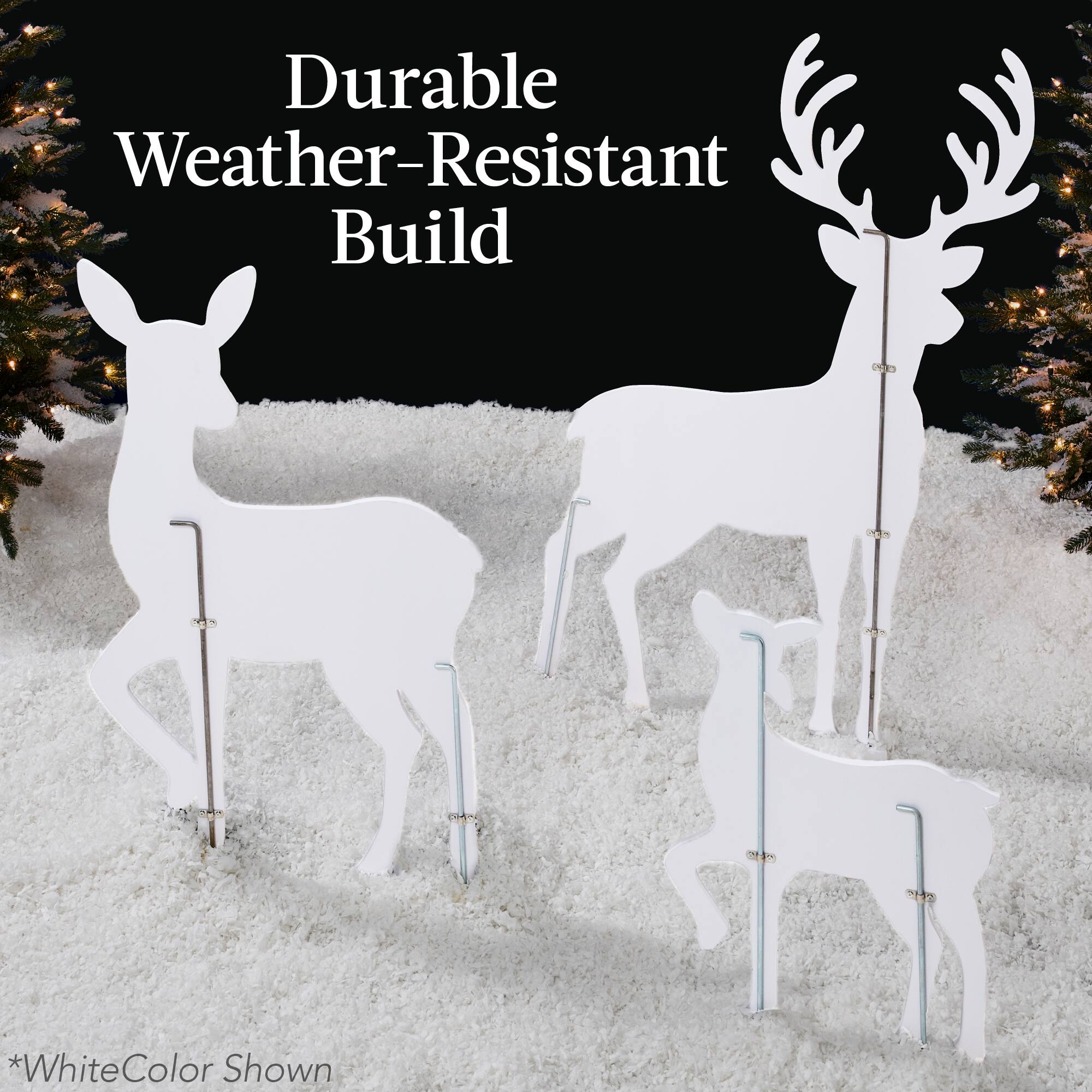 Durable Weather-Resistant Build

*White Color Shown