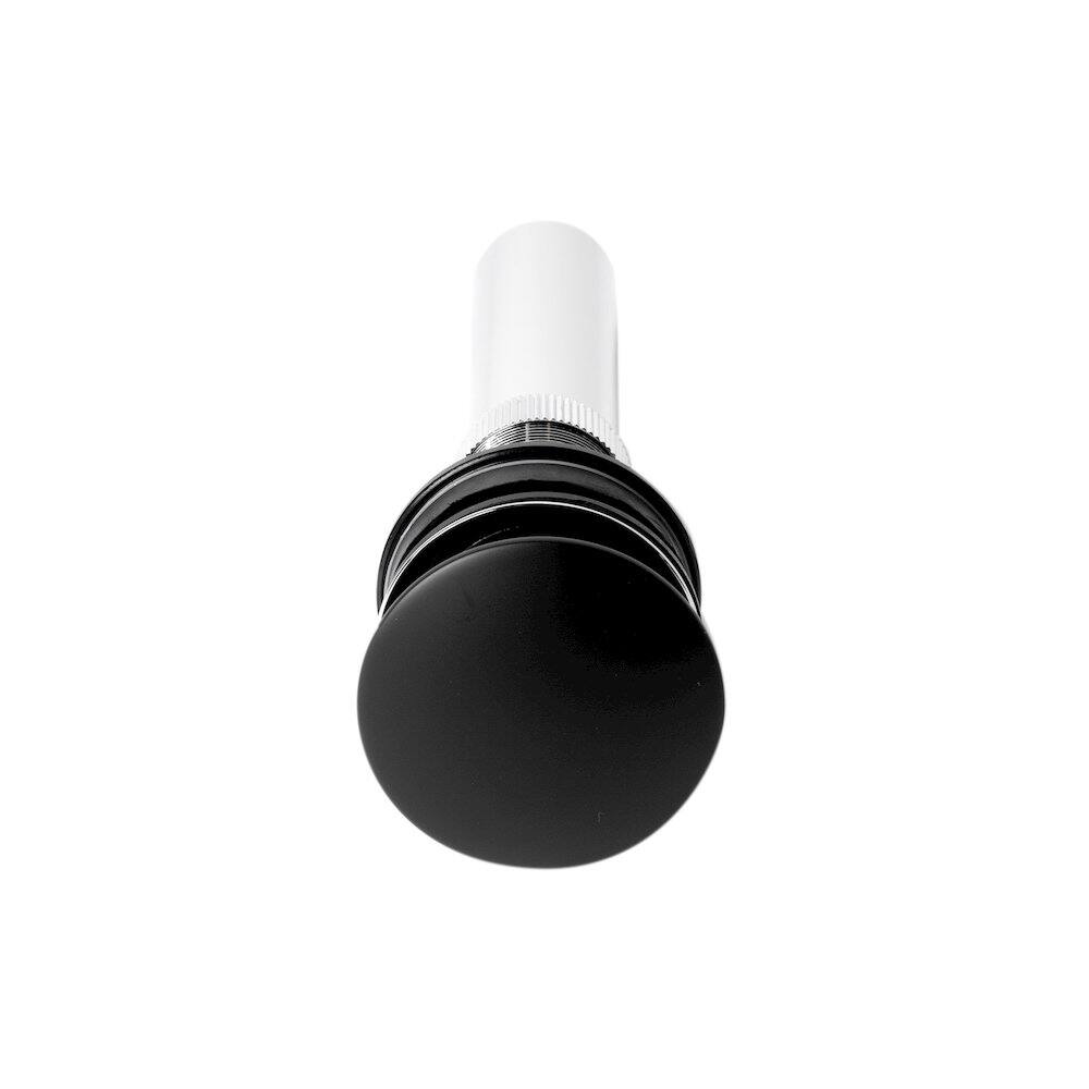 Alt View 1. Alfi - Black Matte Pop Up Drain without Overflow - Black.