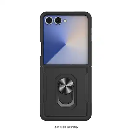 The text on the image reads: "Phone sold separately."