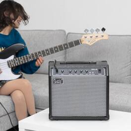 Winado - Electric Bass Guitar Amp, Portable Guitar Tube Amp with Headphone MP3 Input, 40W Practice Guitar Combo
