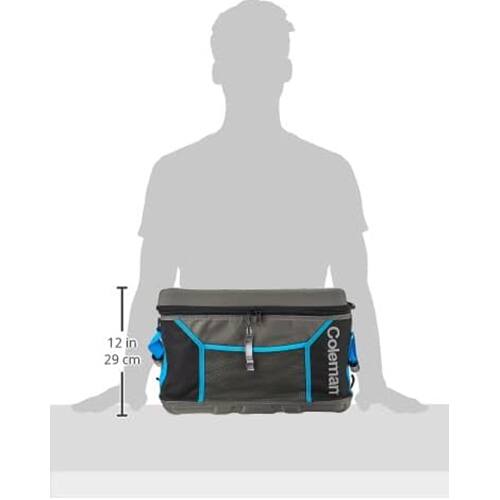 Alt View 6. Coleman - 45 Can Collapsible Sport Cooler ZIPPER - Black.