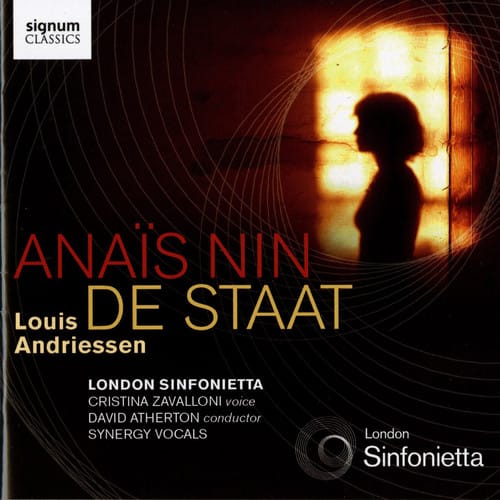 David Atherton - Anais Nin de Staat  - COMPACT DISCS