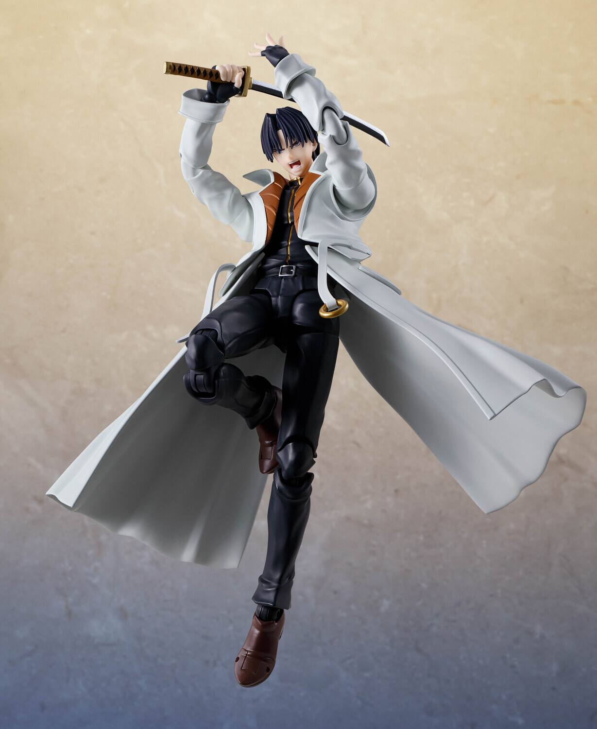 Alt View 2. PopMarket - Tamashii Nations - Rurouni Kenshin - S.H.Figuarts - Aoshi Shinomori Action Figure   - COLLECTIBLES - Multicolor.