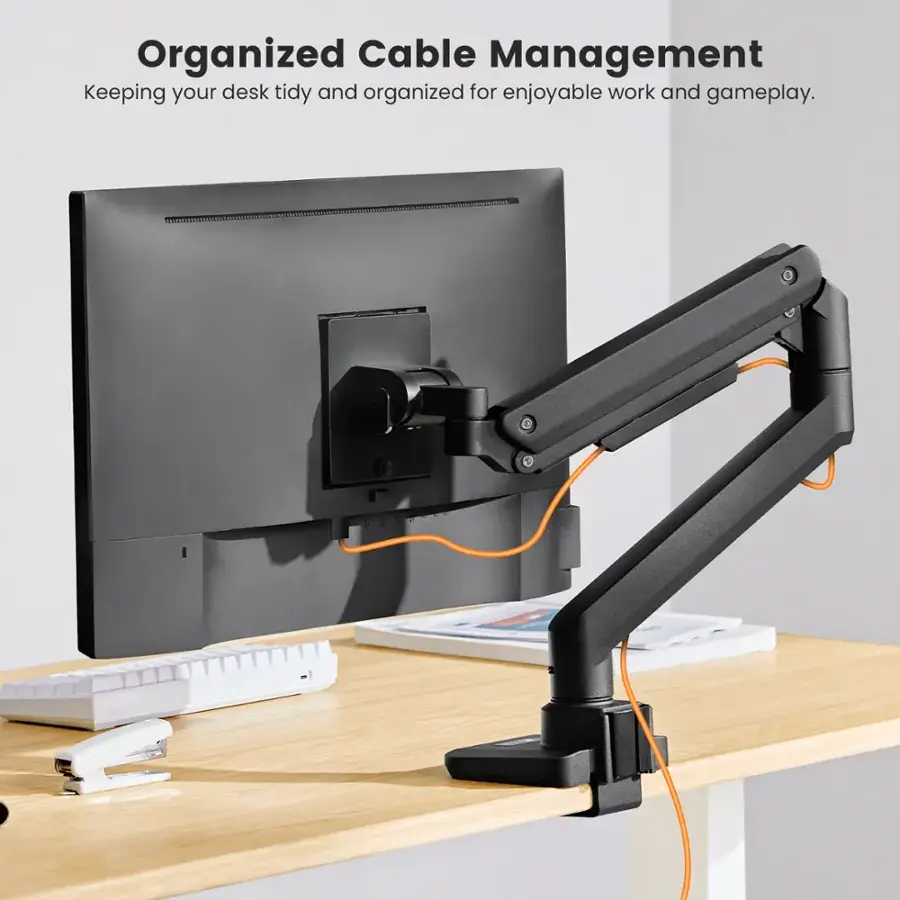 Organized Cable Management: Keeping your desk tidy and organized for enjoyable work and gameplay.