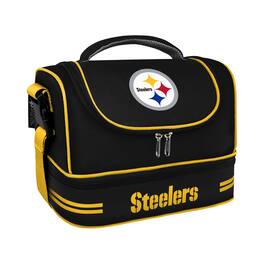 Logo Brands - Pittsburgh Steelers Lunch Cooler - Black
