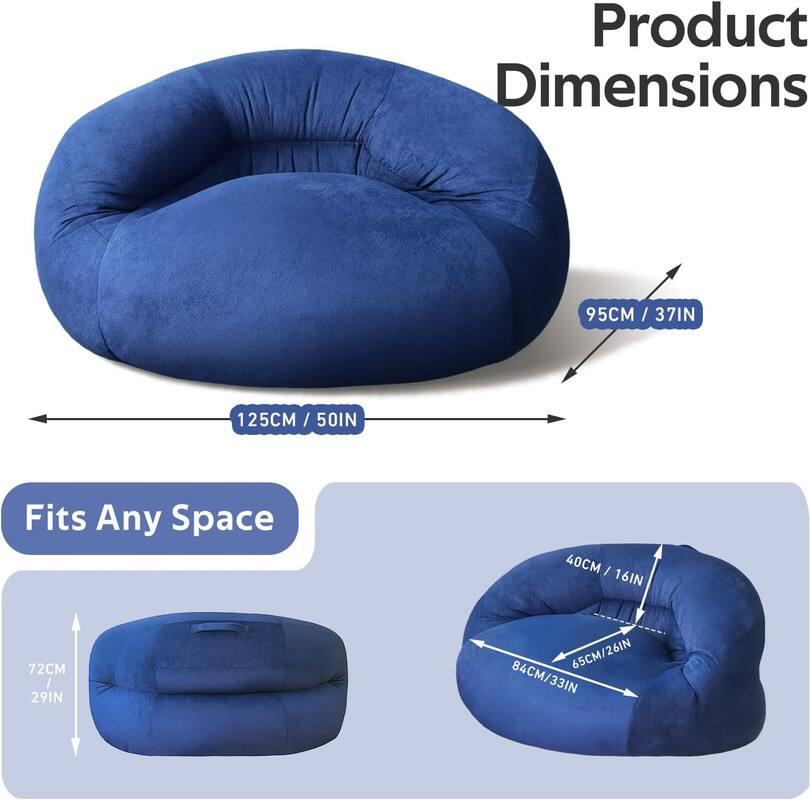 Product Dimensions  
95CM / 37IN  
125CM / 50IN  

Fits Any Space  
40CM / 16IN  
65CM / 26IN  
84CM / 33IN  
72CM / 29IN