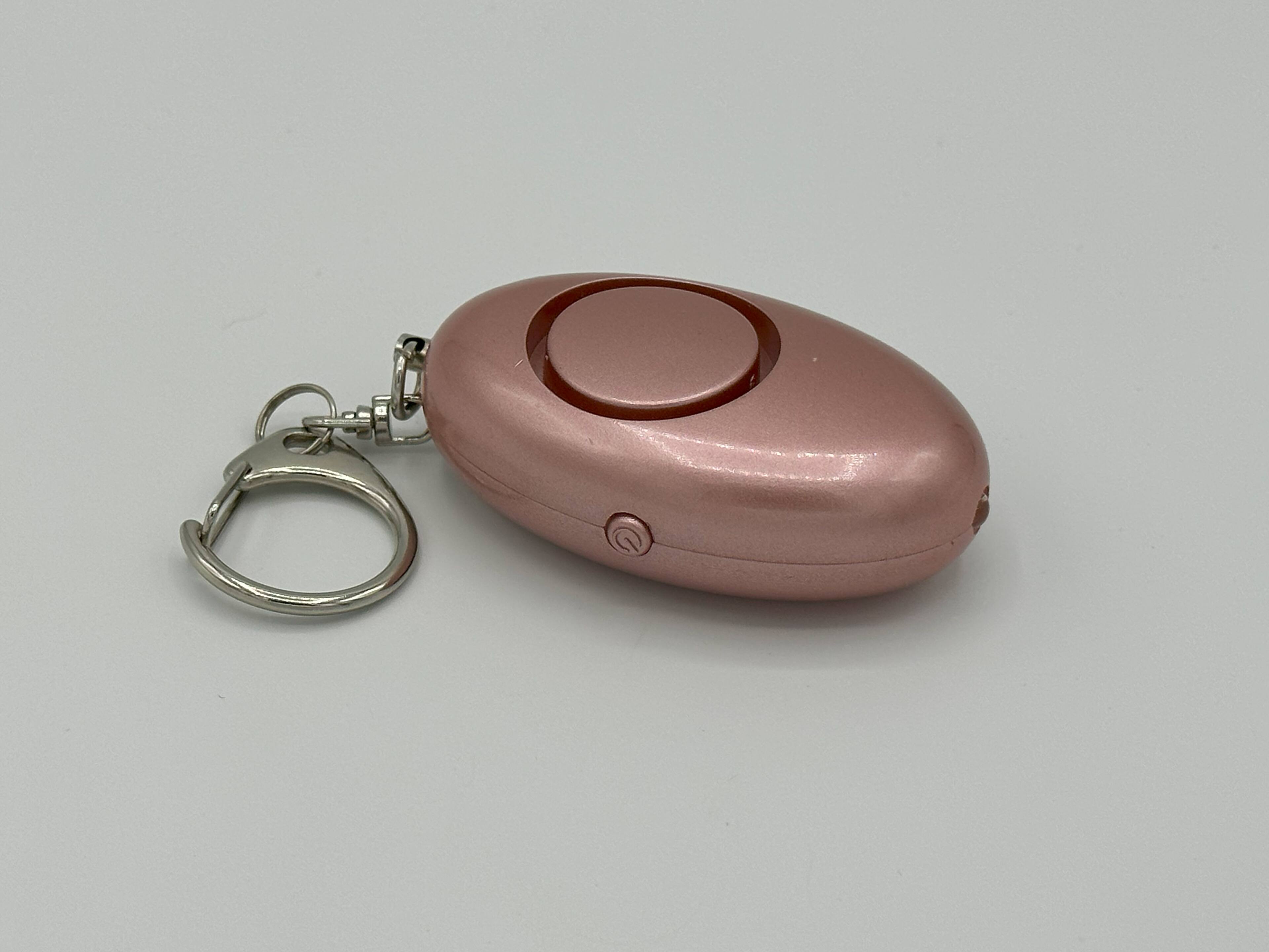 Front. Three61 - SAMURAI SAFETY ALARM KEYCHAIN ROSE GOLD.