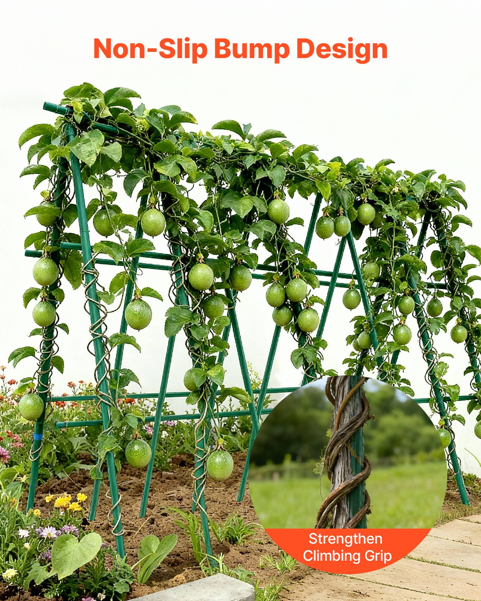 Non-Slip Bump Design  
Strengthen Climbing Grip