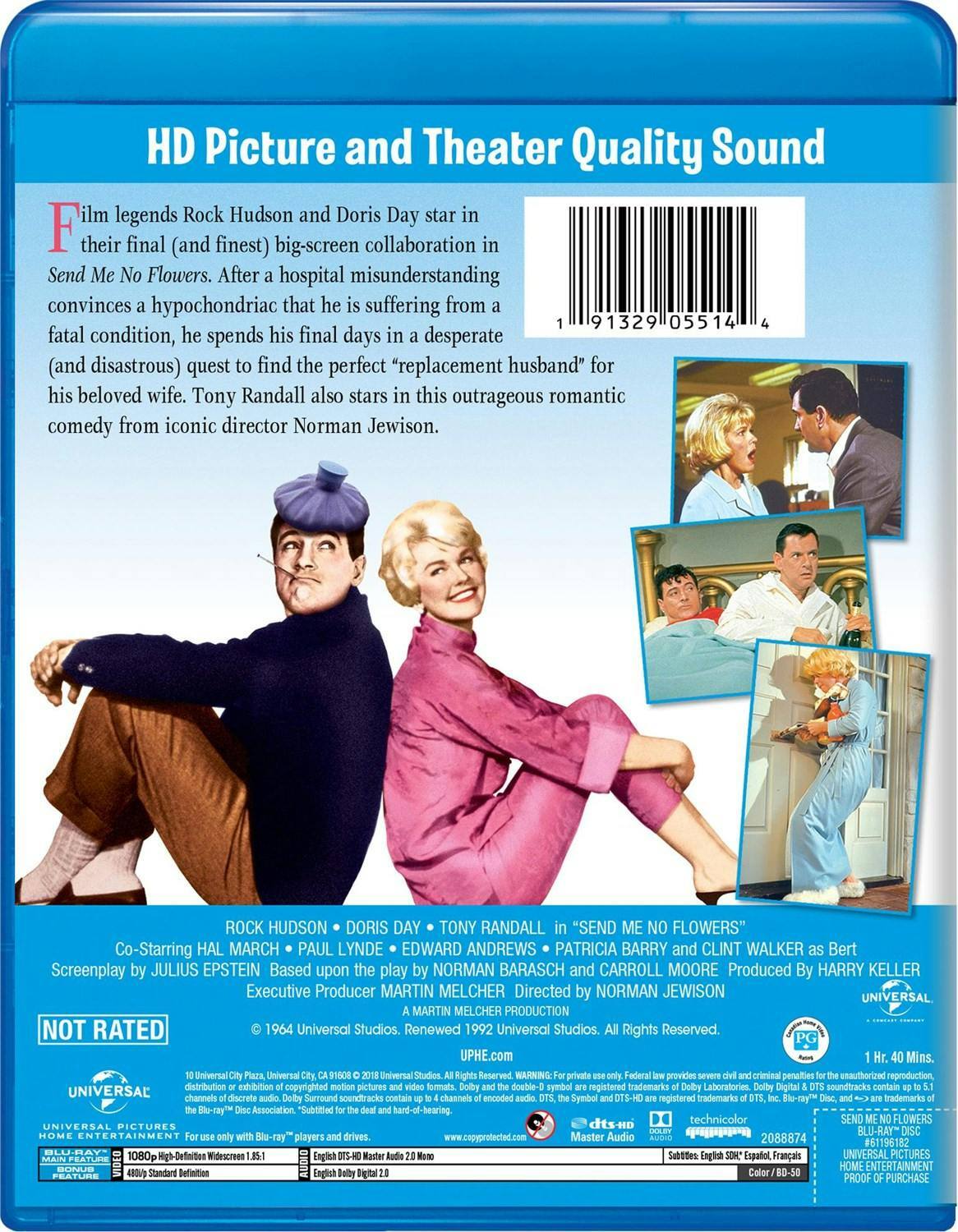 Back. Send Me No Flowers [Blu-ray].