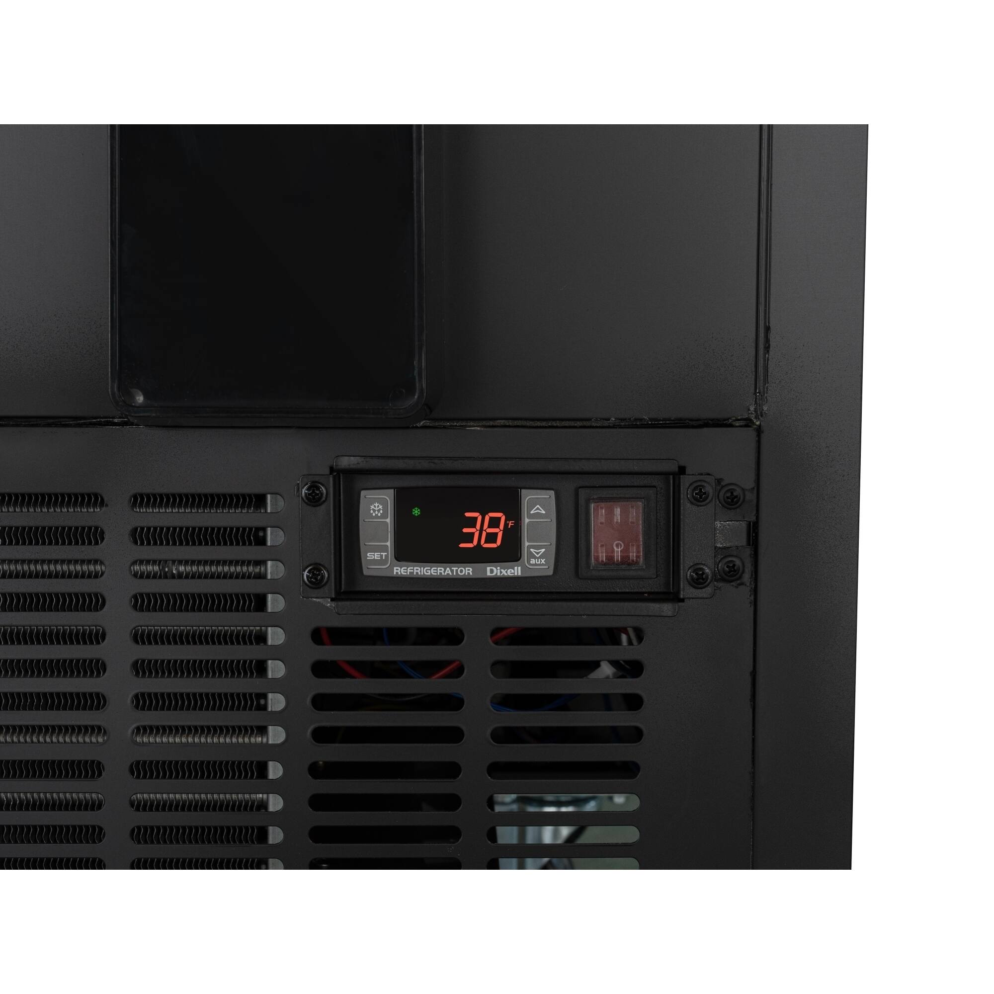 The text on the image reads "F 38 SET REFRIGERATOR Dixell."