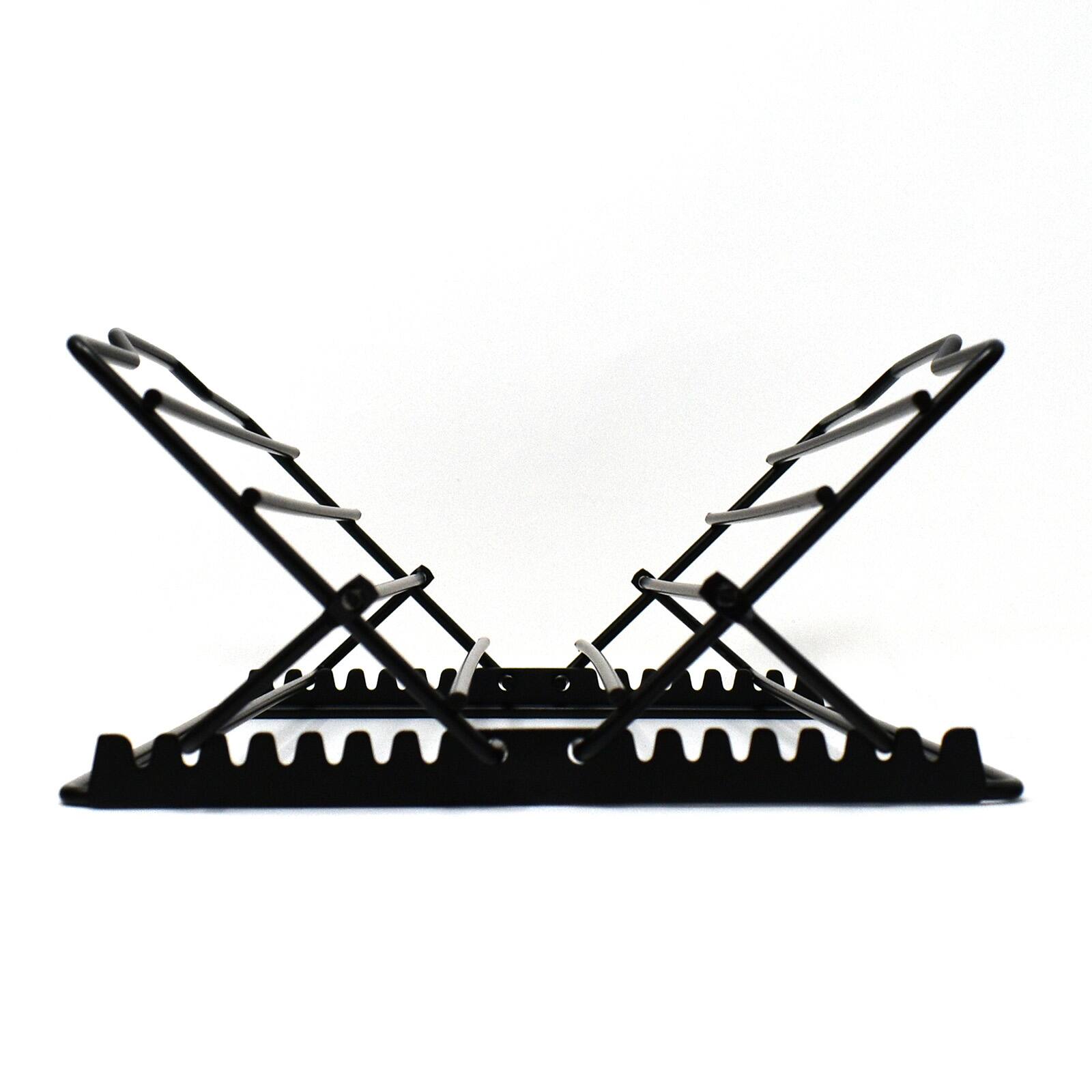 Alt View 1. Norpro - Nonstick Adjustable Roasting Rack, 11 x 7 Inch, 7 Positions - Black.