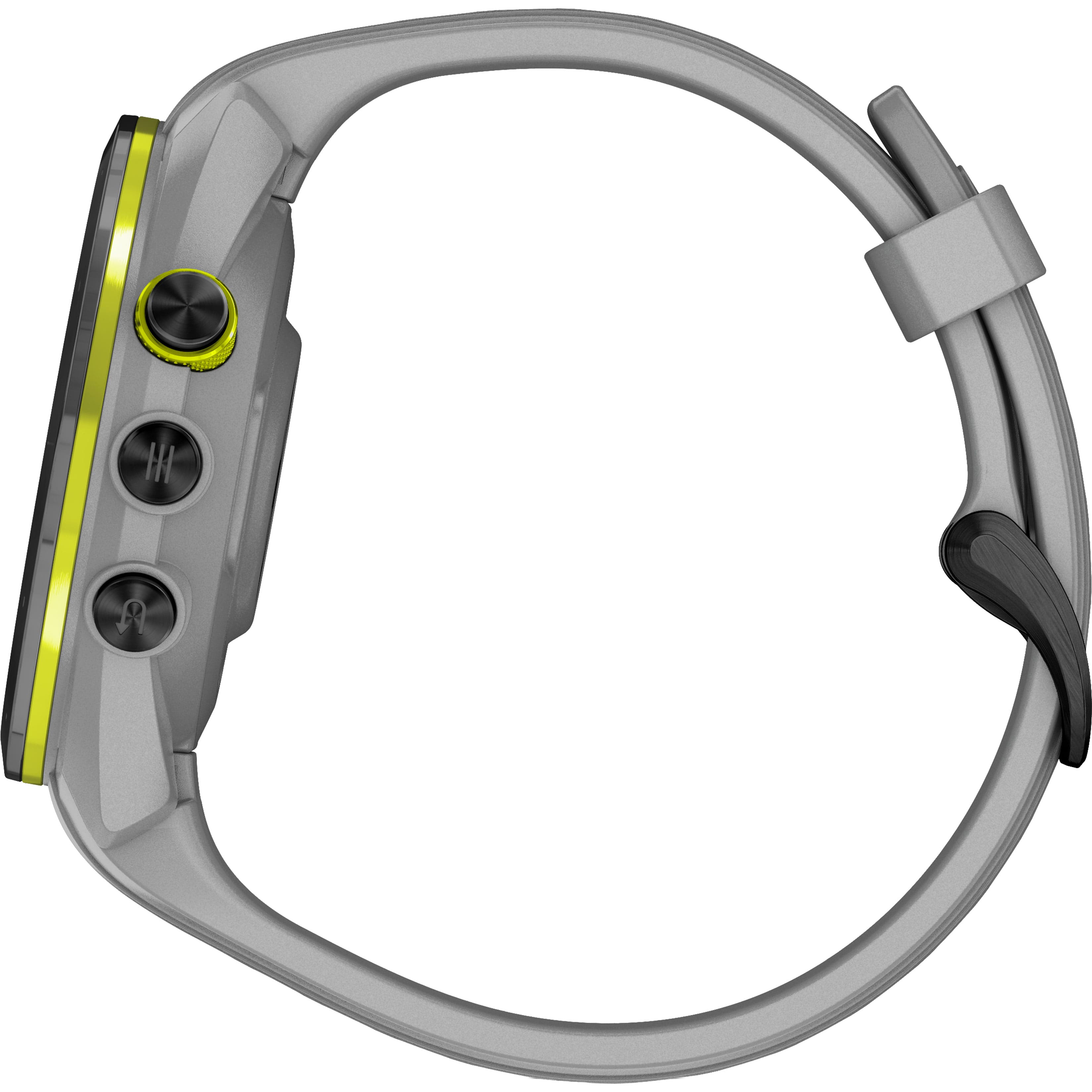 Alt View 2. Garmin - Approach S70 GPS Smartwatch 42mm Ceramic - Black Ceramic Bezel with Powder Gray Silicone Band.