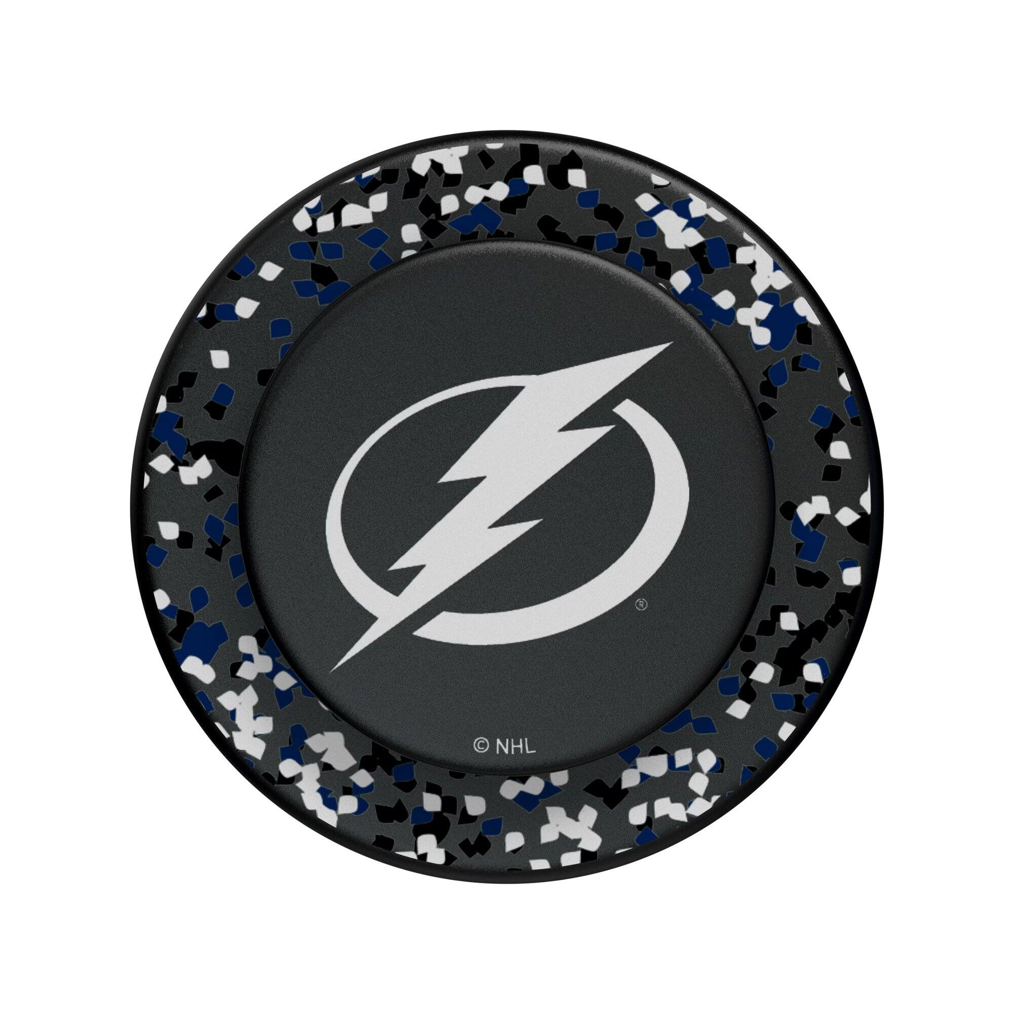 Alt View 2. Keyscaper - Tampa Bay Lightning Confetti Magnetic Phone Grip & Stand - No Size - Black.