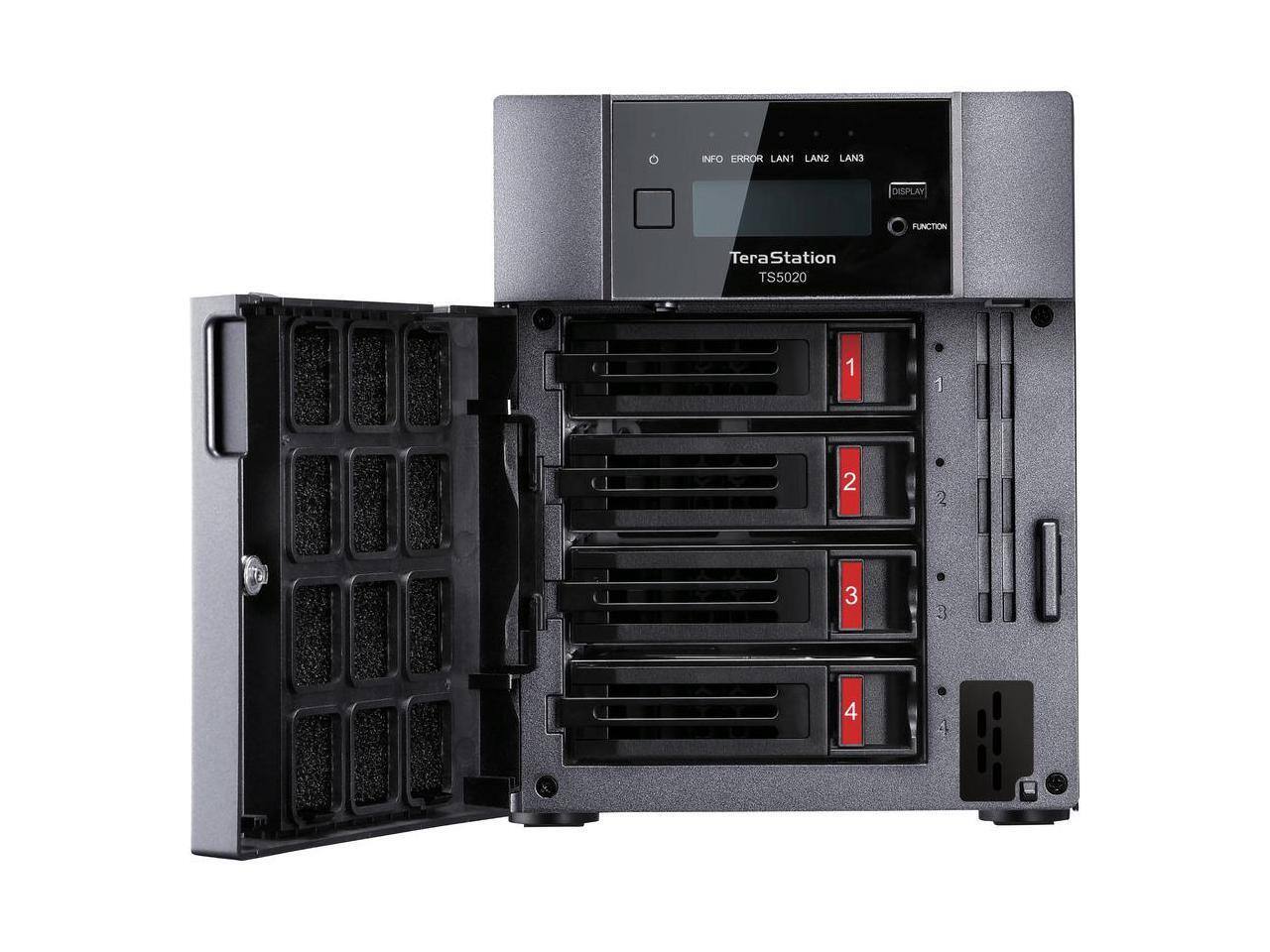 INFO ERROR LAN1 LAN2 LAN3 DISPLAY FUNCTION  
Tera Station TS5020  
1 1 2 2 3 3 4 4