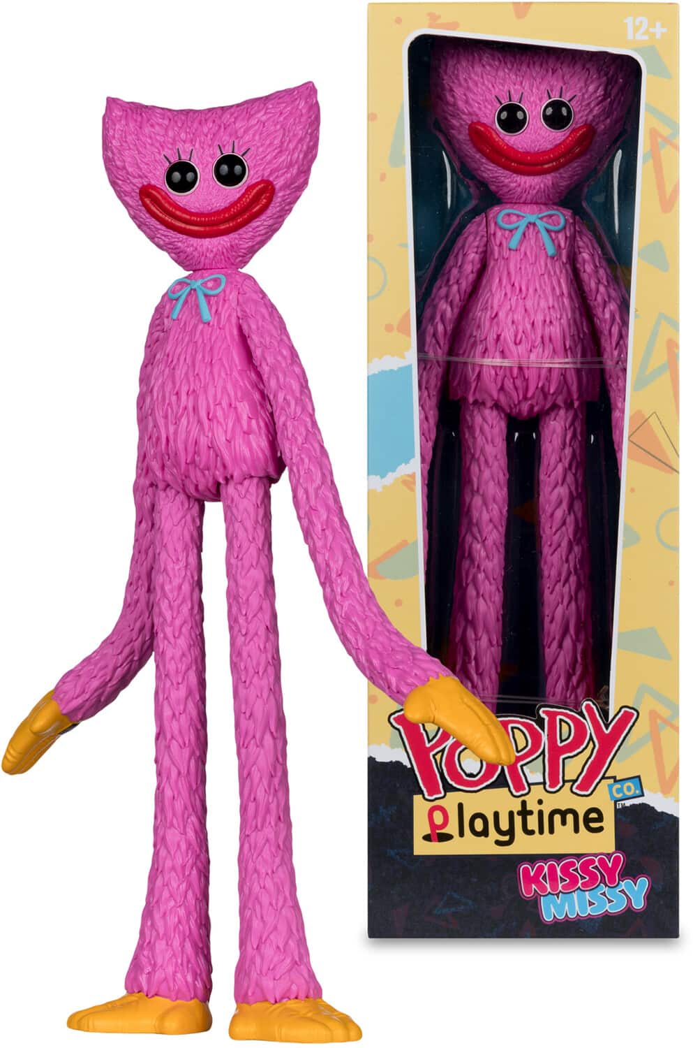 McFarlane Toys - Poppy Playtime - Kissy Missy 12" Bendable Figure - COLLECTIBLES - Multicolor
