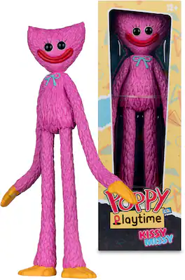 McFarlane Toys - Poppy Playtime - Kissy Missy 12" Bendable Figure - COLLECTIBLES - Multicolor