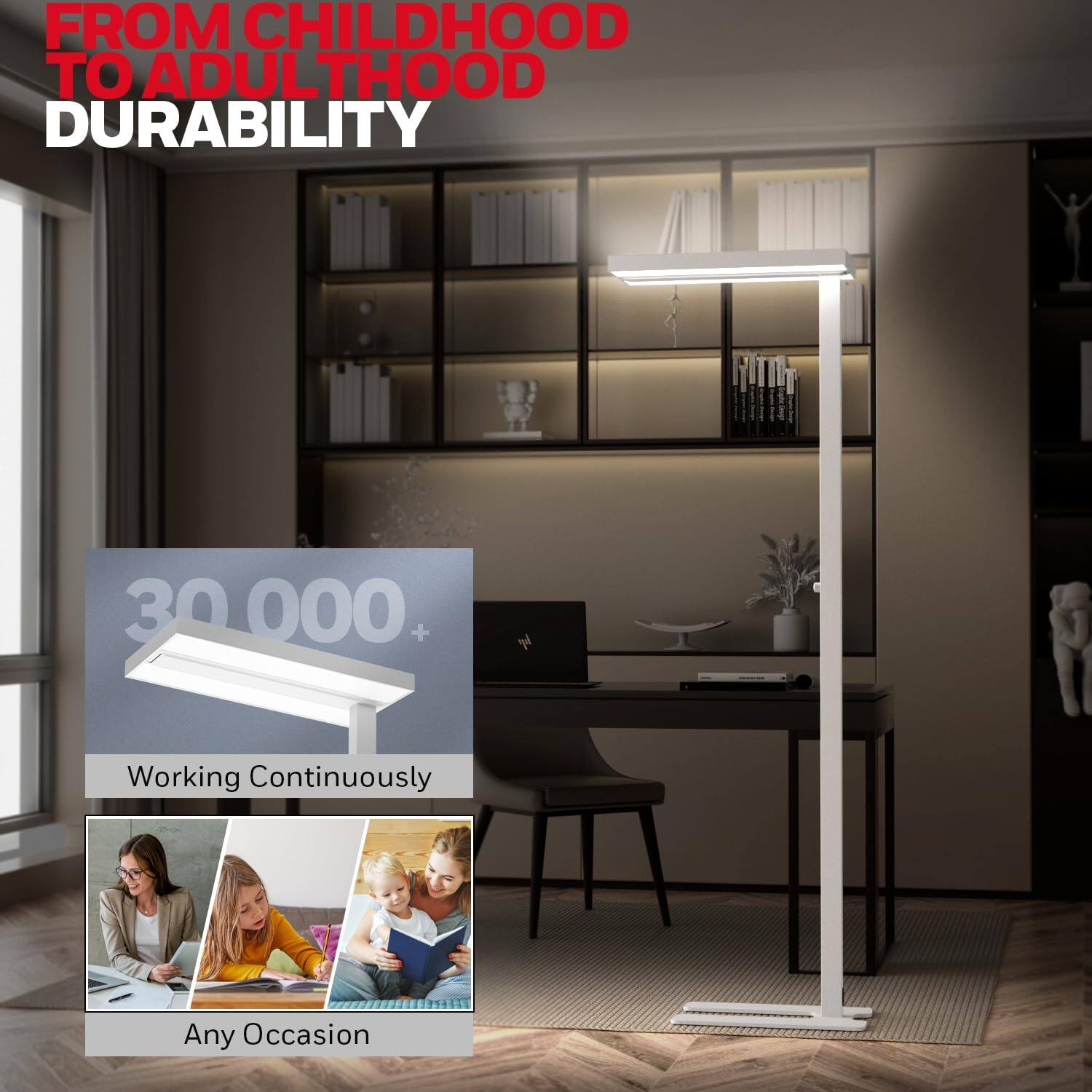 FROM CHILDHOOD TO ADULTHOOD  
DURABILITY  

30,000+  
Working Continuously  

Any Occasion