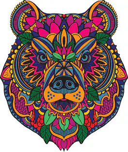 TCG Toys - SHAPES PUZZLE- BEAR