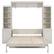 Alt View 1. Anysun - Queen Size Murphy Bed with Desk & Storage, Space-Saving Wood Wall Bed with Cabinets & Drawers - White.