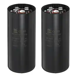 Unique Bargains - 2pcs CD60 Capacitor 400-480 Mfd, 250 VAC Run Motor Start for Electric Fan/Well Pump