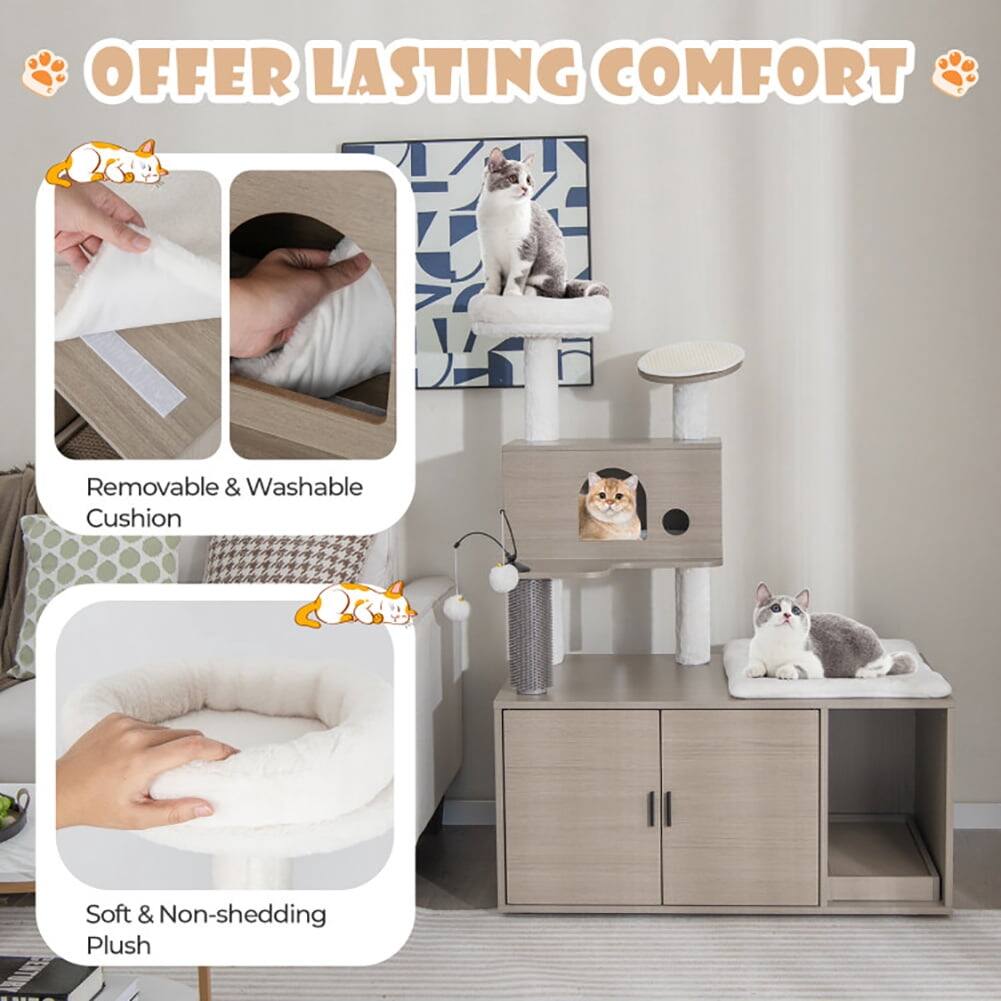 OFFER LASTING COMFORT

- Removable & Washable Cushion
- Soft & Non-shedding Plush