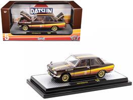 M2 - 1970 Datsun 510 #5 with Stripes Limited Edition to 4250 pieces Worldwide 1/24 - Brown Metallic