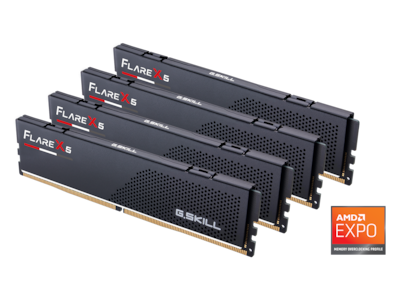 G.SKILL Flare X5 256GB (4 x 64GB) 288 Pin PC RAM DDR5 6000 (PC5 G.SKILL Flare X5 256GB (4 x 64GB) 288 Pin PC RAM DDR5 6000 (PC5