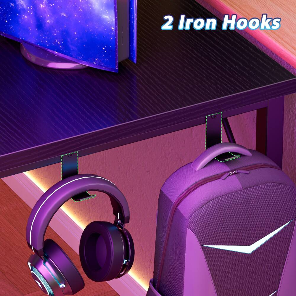 2 Iron Hooks