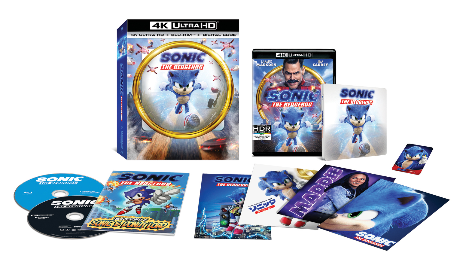 Sonic the Hedgehog (Blu-ray, 2020) for sale online