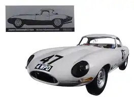 1963 Jaguar Lightweight E-Type #47 Coombs 4 WPD" 1/18 Diecast Model Car by Paragon "