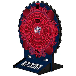 Fan Creations - Columbus Blue Jackets Aztec Circle Desk Calendar - Multicolor
